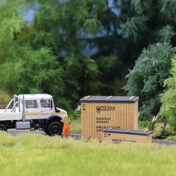 BUSCH 1885 - Maschinenkisten Unimog H0